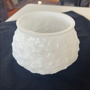 Vintage E.O. Brody CoMilk Glass Planter/Bowl